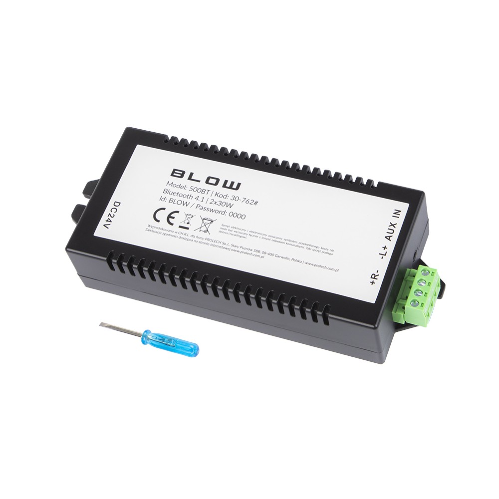 "Bluetooth" garso stiprintuvas 2x30W-Garso stiprintuvai