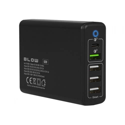 USB lizdo tinklo įkroviklisx5QC3.0-Pagrindinis