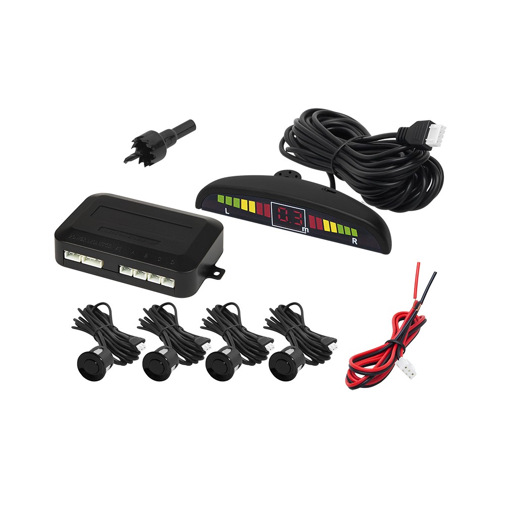 Atbulinės eigos jutiklis BLOW CPW4 (juodas) 22 mm-Parkavimo