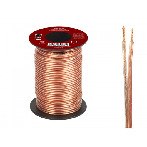 Garsiakalbio kabelis 2x0,22 mm-Garsiakalbių kabeliai ir