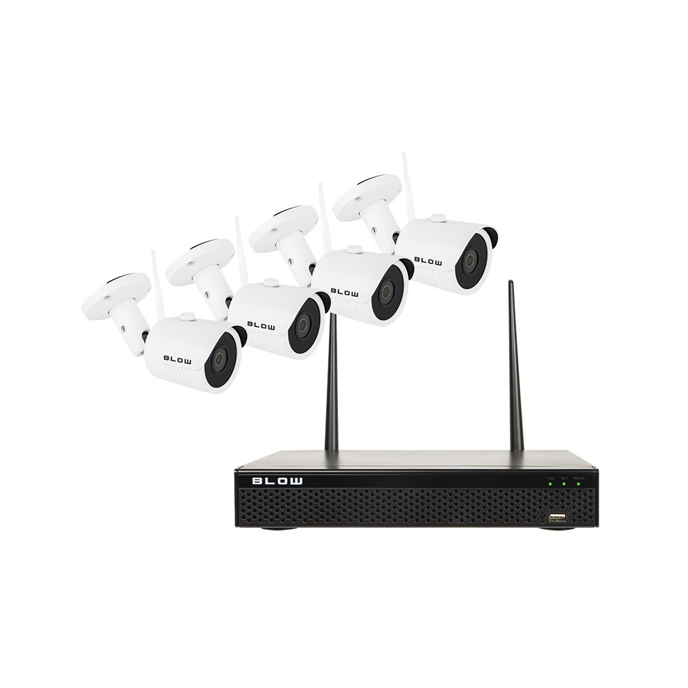 "WiFI" stebėjimo rinkinys BLOW 4x2MP 1TB-Pagrindinis