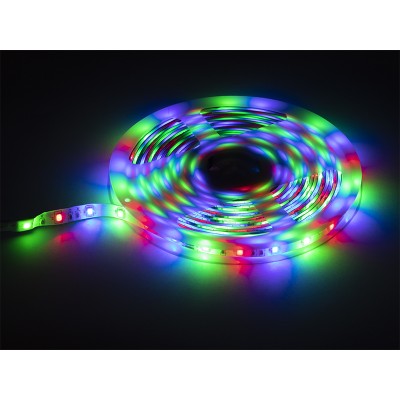 RGB LED juostelių rinkinys 2835 5m/300 valdymas + rezervas-LED