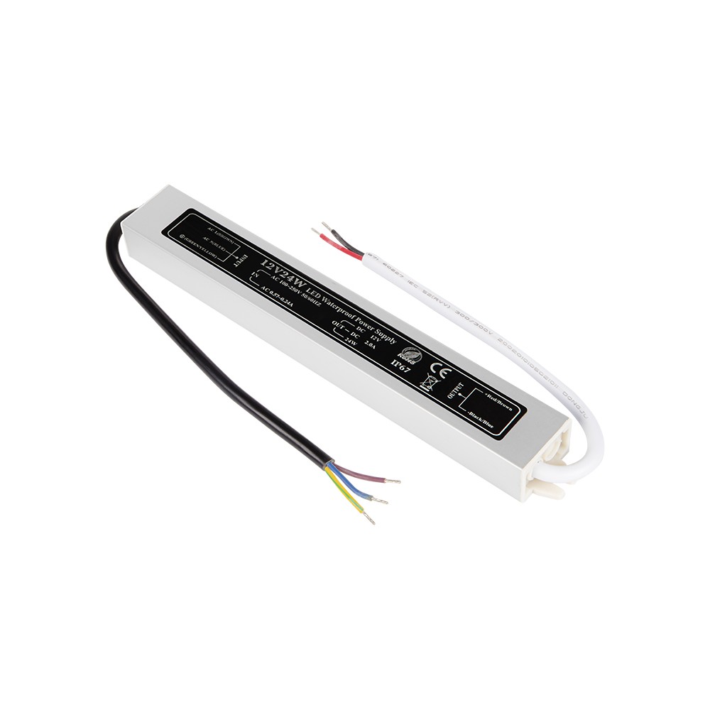 LED sistemų maitinimo šaltinis 12V/ 2A 24W-Pagrindinis