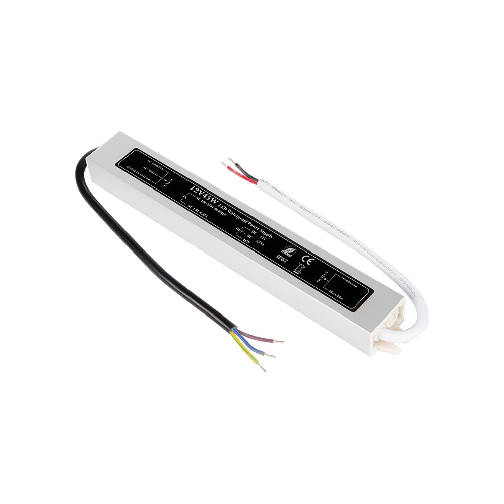 LED sistemų maitinimo šaltinis 12V/ 3,75A 45W-Pagrindinis