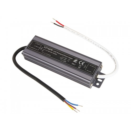 LED sistemų maitinimo šaltinis 12V/ 5A 60W-Pagrindinis