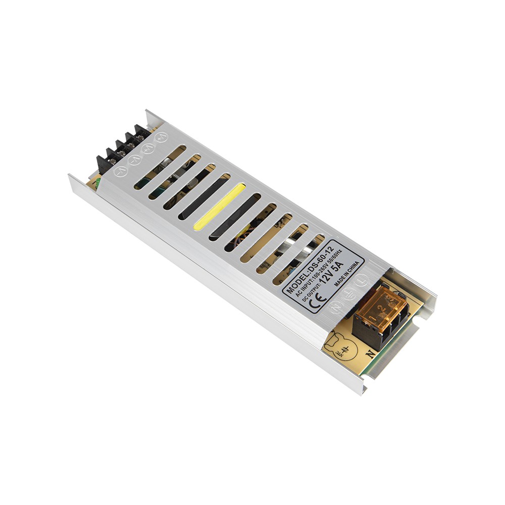 Impulsinis pramoninis maitinimo šaltinis 12V/5A-LED maitinimo