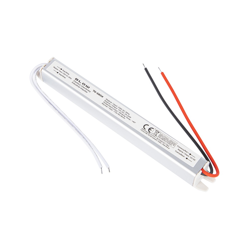 Impulsinis maitinimo šaltinis 12V/2A 24W SLIM-LED maitinimo