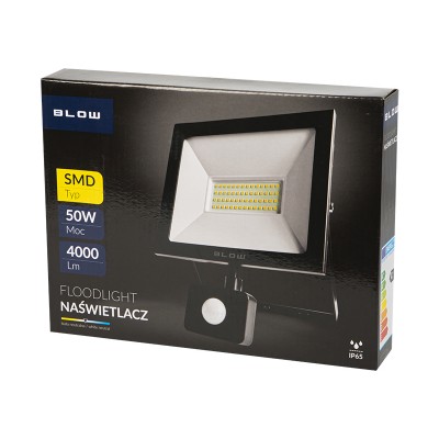 LED/PIR SMD halogeninė lempa 50W šviesa-Pagrindinis