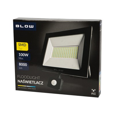 LED/PIR SMD halogeninė lempa 100W-Pagrindinis