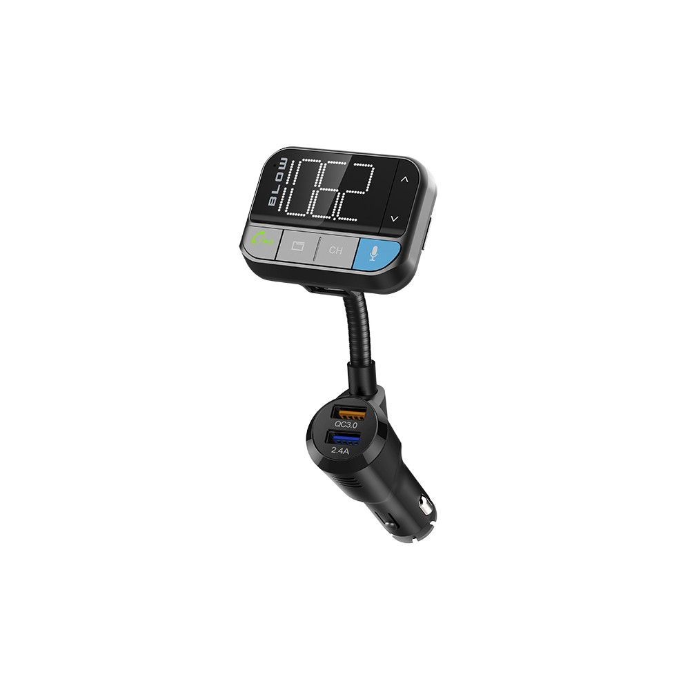 FM siųstuvas BLOW Bluetooth5.0+įkroviklis-FM moduliatoriai