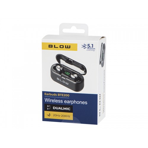 Ausinės BLOW Ausinės BTE200 BLACK-Pagrindinis