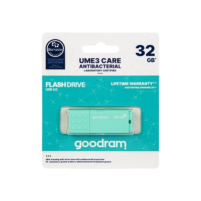 PENDRIVE 32GB GOODRAM UME3 CARE USB3.0-USB atmintukai