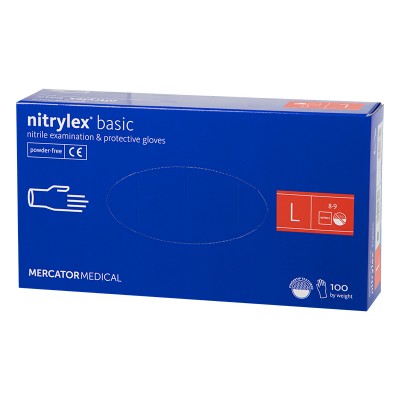 Nitrilo pirštinės mėlynos L-Pagrindinis