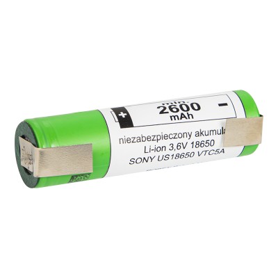 18650 li baterija-Li-ion 2600 mAh talpos plokštelės-LiFePO4