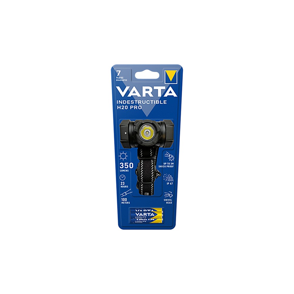 INDESTRUCTIBLE H20 PRO degiklis VARTA-Žibintai