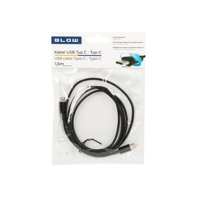 USB jungtis-C - USB-C 2.0 1,5 m juoda-Pagrindinis
