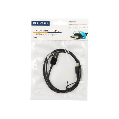 USB 2.0 A jungtis - USB-C 1 m juoda-Pagrindinis