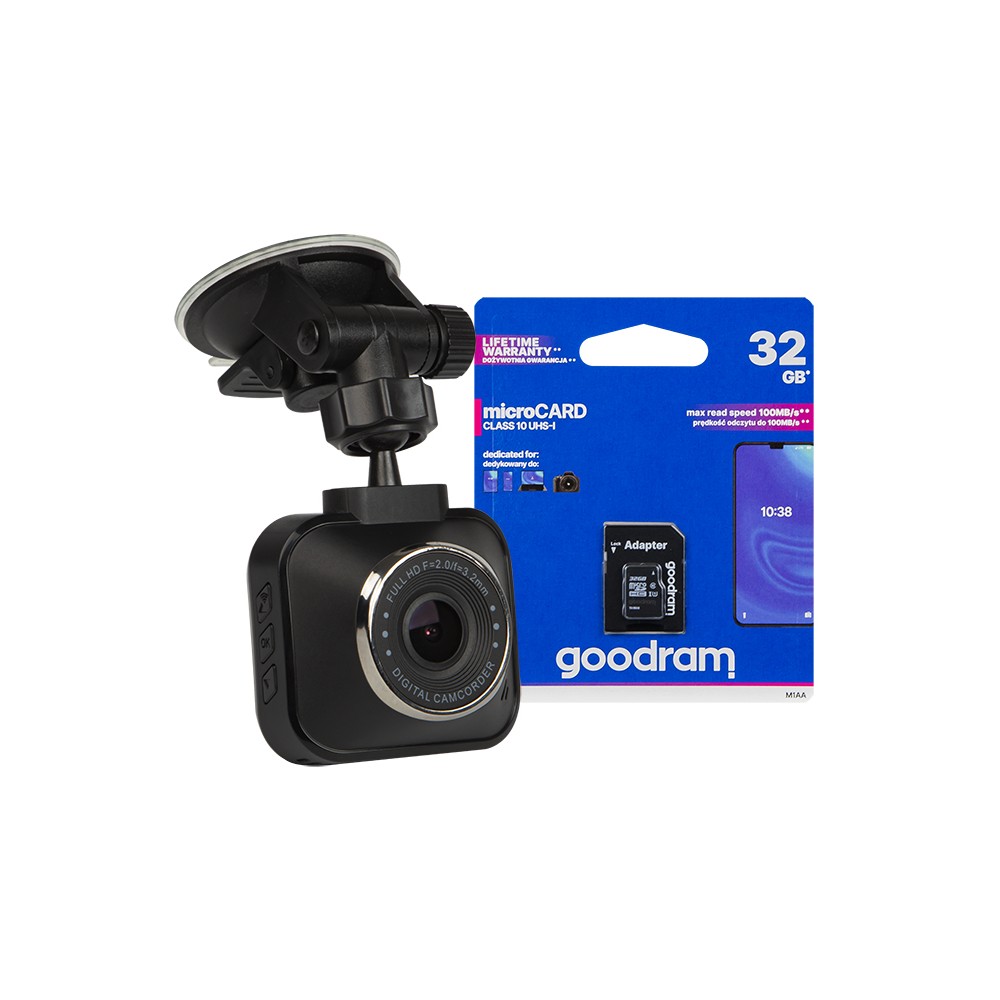 Vaizdo registratorius BLACKBOX DVR F700 + kortelės-Vaizdo