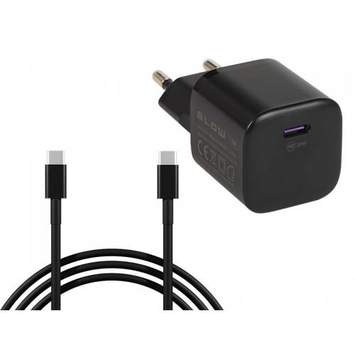USB lizdo tinklo įkroviklis-C PD 20W-Pagrindinis