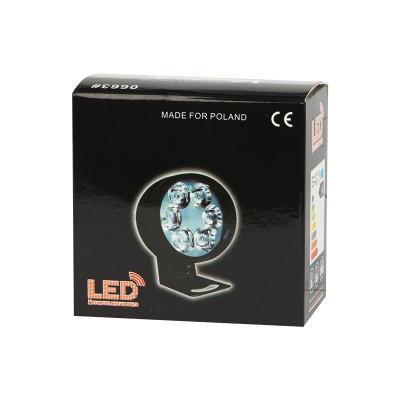 Automobilių darbo šviesa 6 LED 12W-Pagrindinis