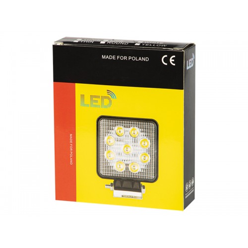 Automobilių darbo šviesa 9 LED-Pagrindinis