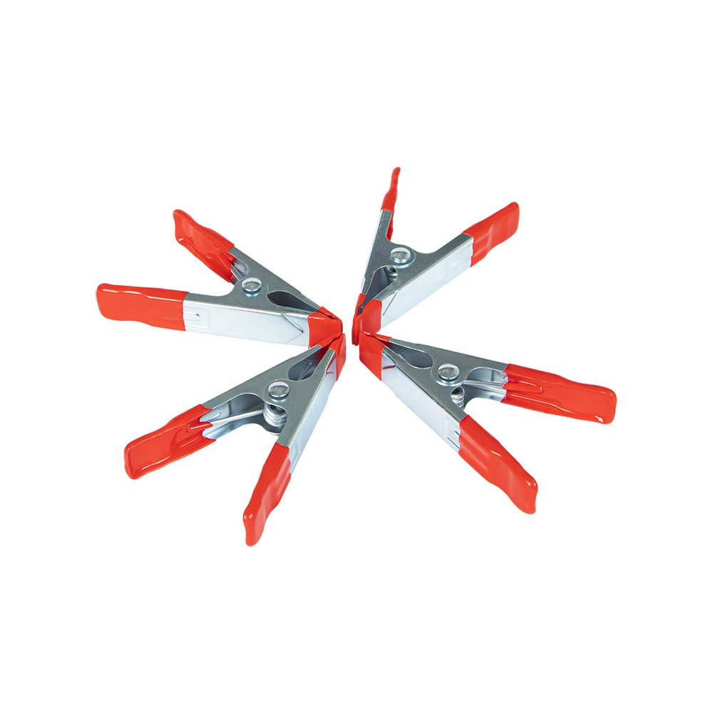 Metalinis spyruoklinis spaustukas 4" 4 vnt-Pagrindinis Metalinis spyruoklinis spaustukas 4" 4 vnt-Pagrindinis