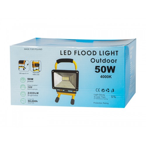 LED SMD halogeninė lempa 50W nešiojama-Pagrindinis