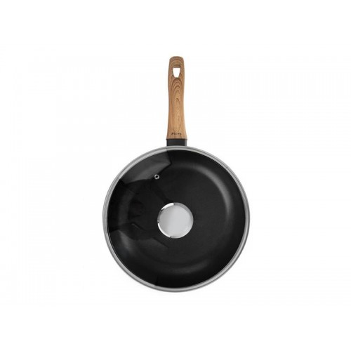 Keptuvė su dangčiu ORION Grande Medinė 28cm-Keptuvės