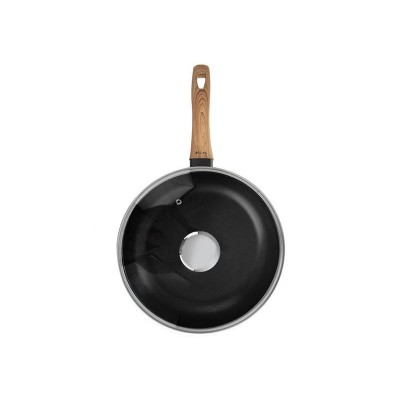 Keptuvė su dangčiu ORION Grande Medinė 28cm-Keptuvės