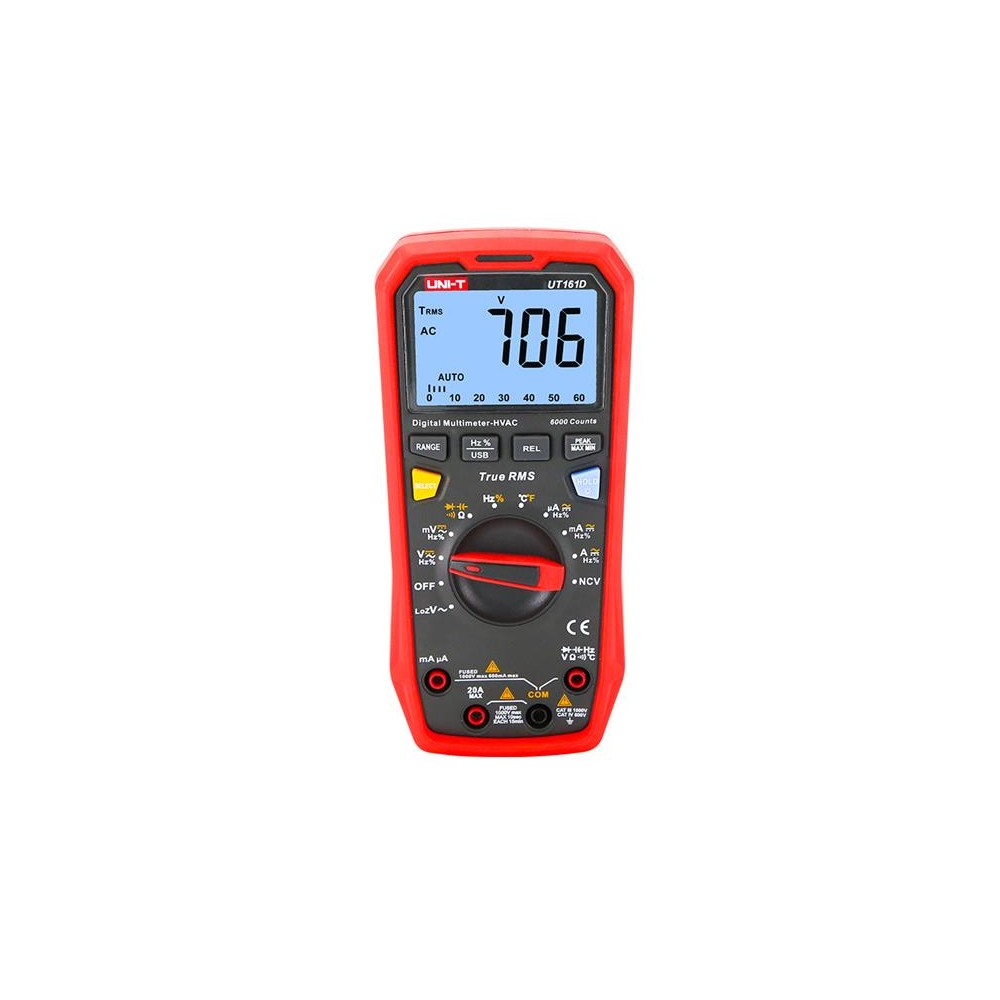 Multimetras UNI-T UT161D-Universalūs multimetrai