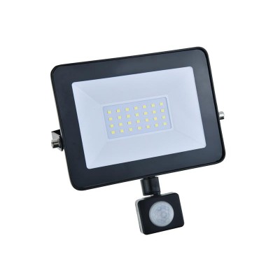 LED prožektorius GETI GLF30P 30W su PIR jutikliu-LED