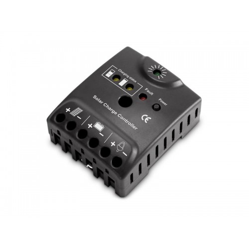 Saulės energijos reguliatorius PWM GETI GSR010 12-24V/10A-PWM