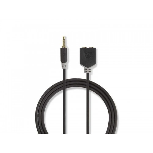 Kabelio lizdas 3,5 mm jungtis / lizdas 3,5 mm jungtis 0,2 m