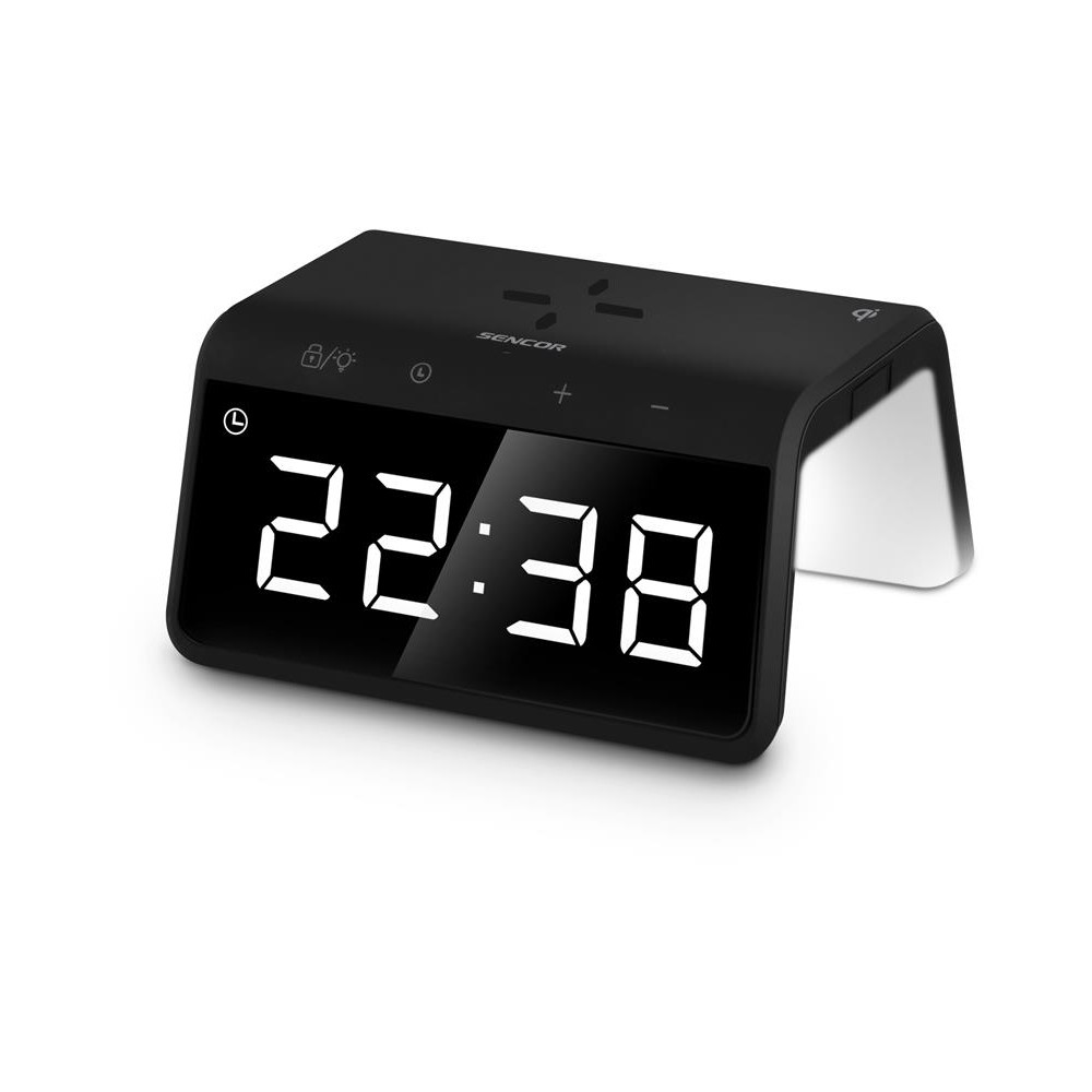 Žadintuvas su SENCOR SDC 7900 Qi-Skaitmeniniai ir analoginiai