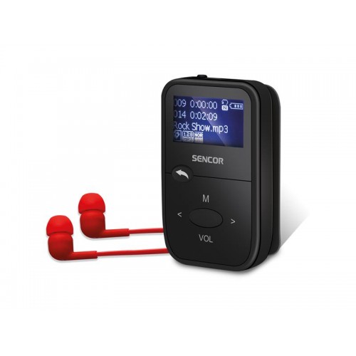 MP3 grotuvas SENCOR SFP 4408 BK 8GB-MP3/MP4 grotuvai