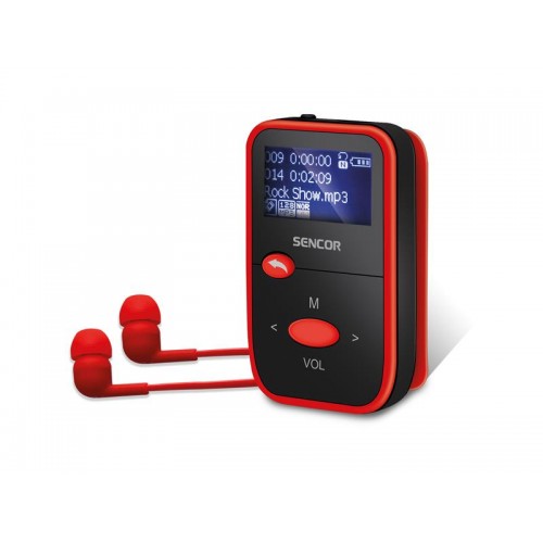 MP3 grotuvas SENCOR SFP 4408 RD 8GB-MP3/MP4 grotuvai