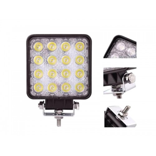 Darbo mašinų apšvietimas LED T764A, 10-30V/48W-Darbiniai