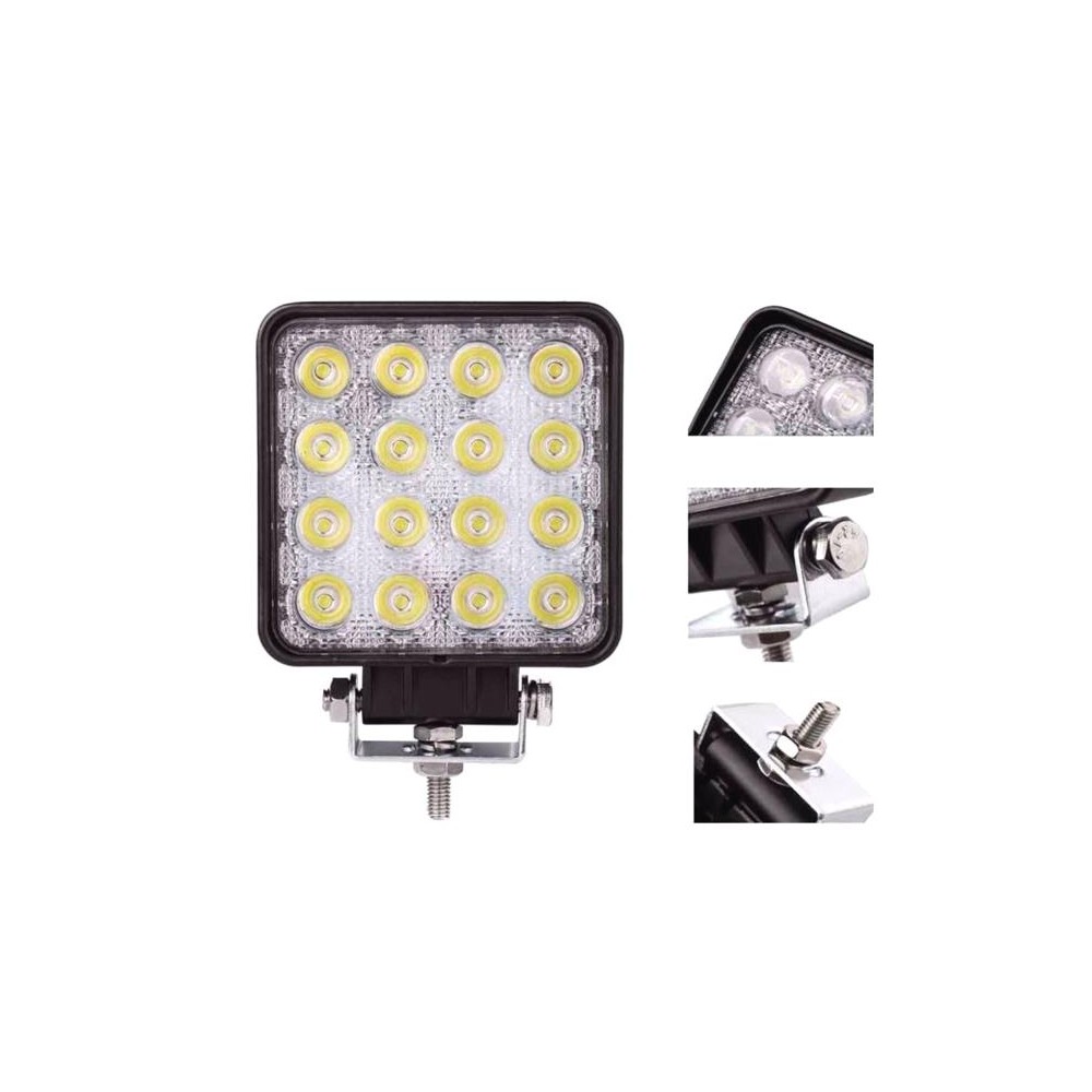 Darbo mašinų apšvietimas LED T764A, 10-30V/48W-Darbiniai