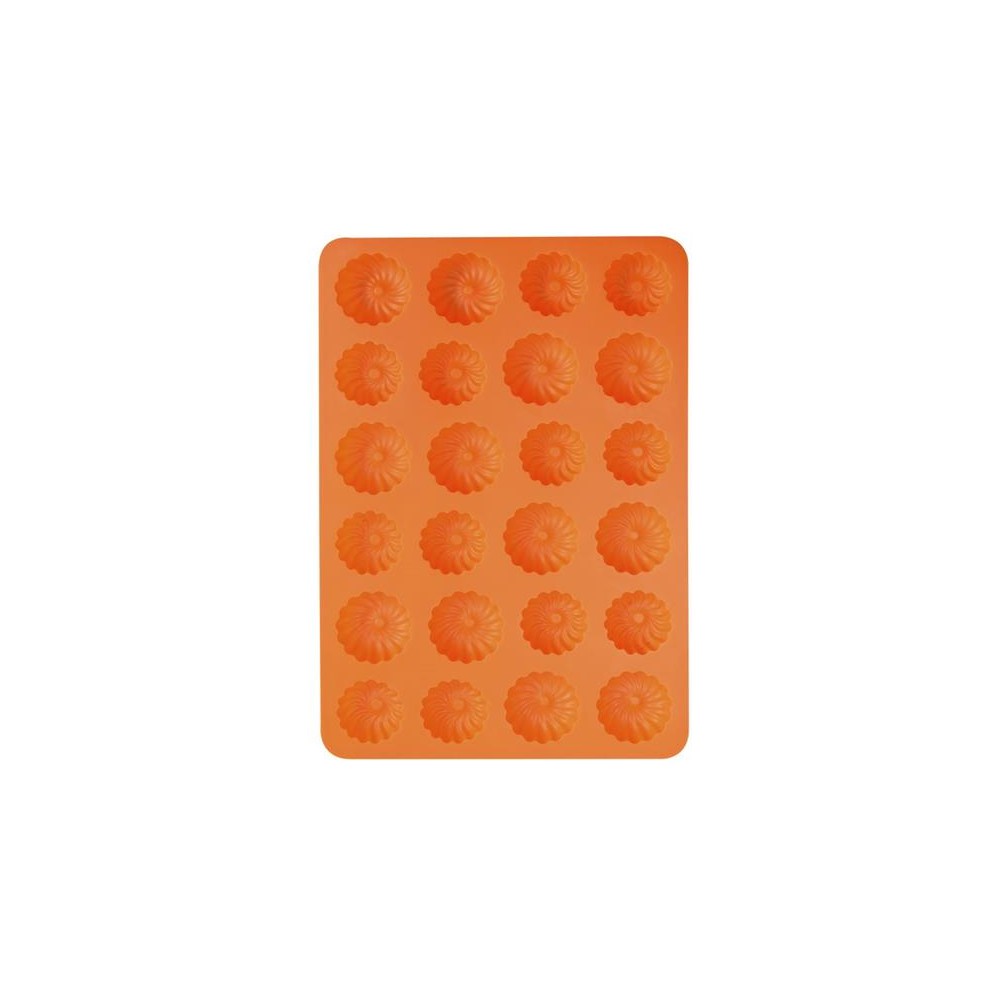Forma vainikams kepti ORION 32x22x1,5cm oranžinė-Kepimo formos