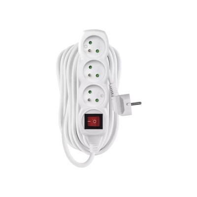 Ilgiklis 3 lizdai 10 m EMOS P1310R-Prailgintuvai