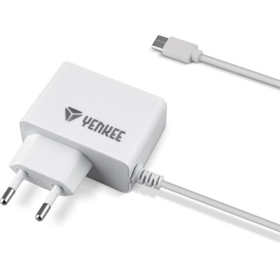 Telefono įkroviklis YENKEE YAC 2017WH-Laidiniai įkrovikliai
