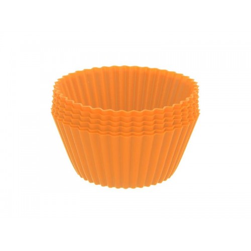 Keksiukų kepimo forma ORION 2,5x5,5 cm oranžinė-Kepimo formos