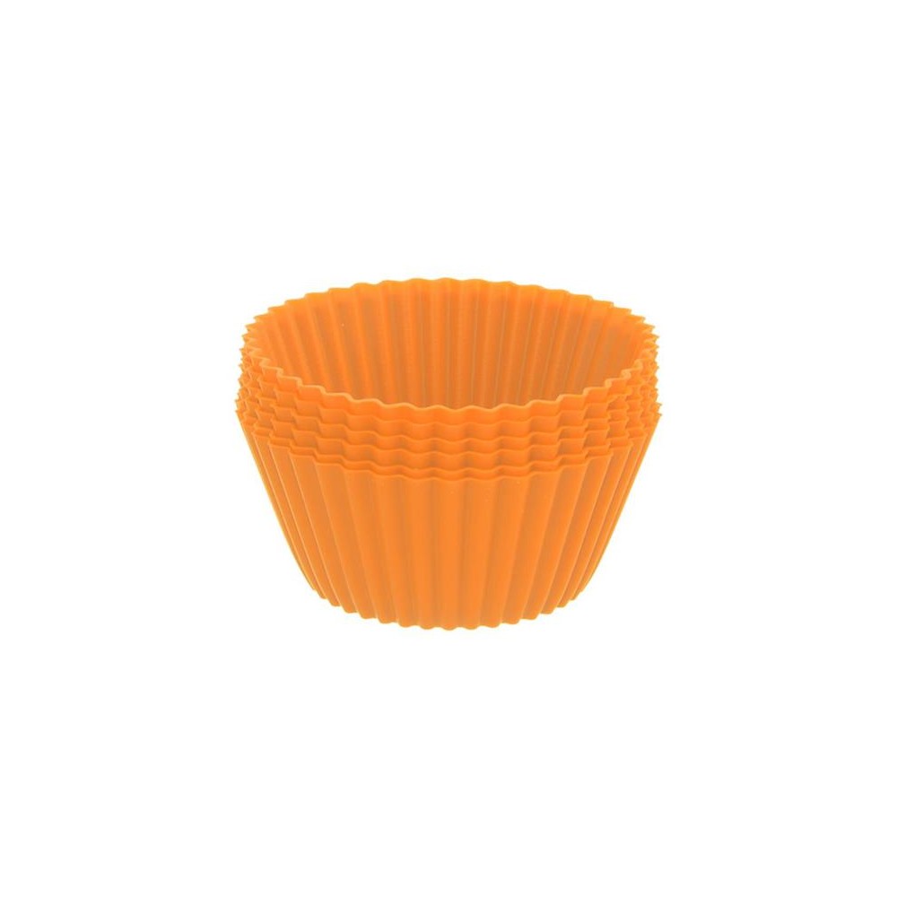 Keksiukų kepimo forma ORION 2,5x5,5 cm oranžinė-Kepimo formos Keksiukų kepimo forma ORION 2,5x5,5 cm oranžinė-Kepimo formos