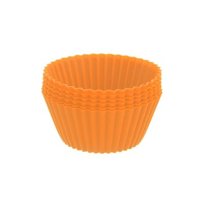 Keksiukų kepimo forma ORION 2,5x5,5 cm oranžinė-Kepimo formos