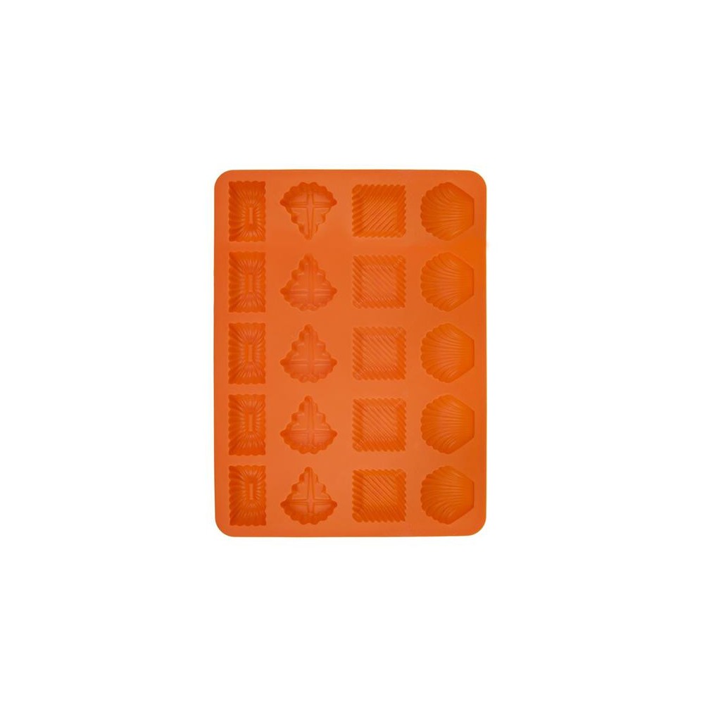 Kepimo forma ORION 28,5x21x1,5 cm oranžinė-Kepimo formos