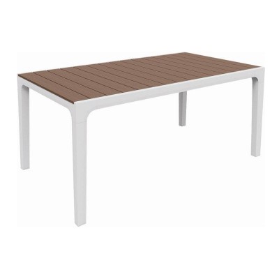 Sodo stalas KETER Harmony White/Cappuccino-Sodo stalai