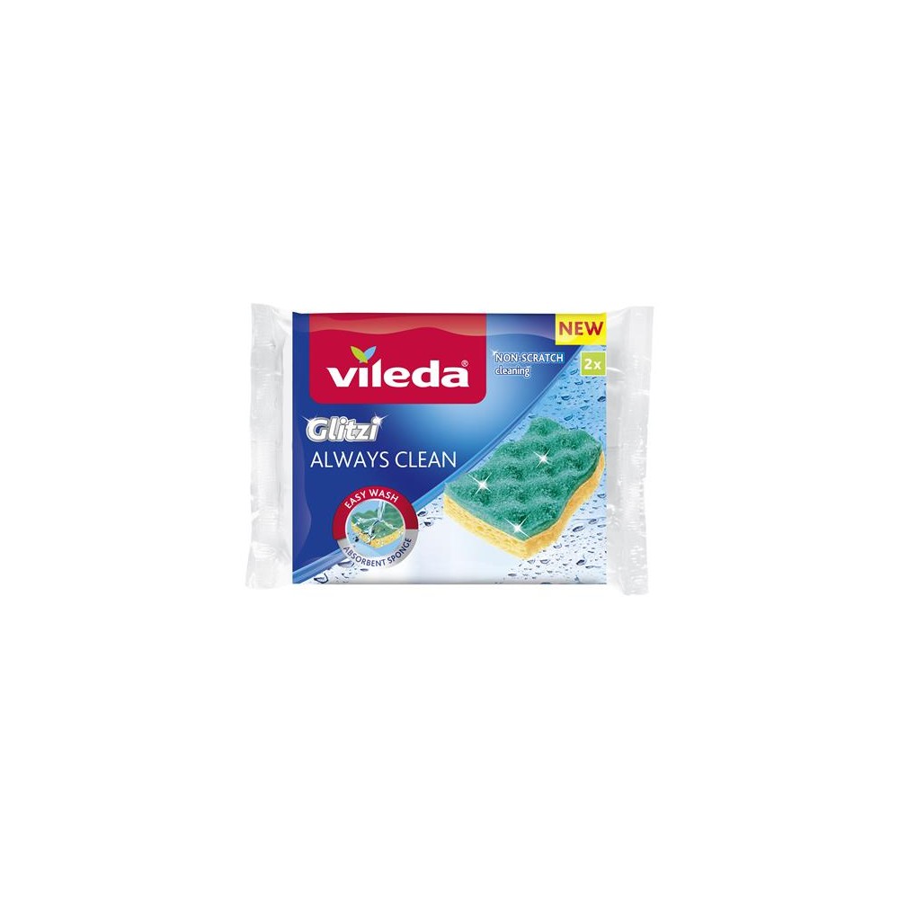 Kempinėlė VILEDA Glitzi Always Clean 168527-Valymo šluostės