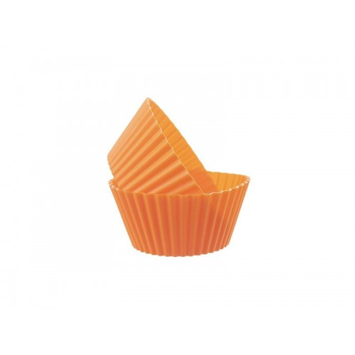 Keksiukų kepimo forma ORION 3x6,5 cm oranžinė-Kepimo formos
