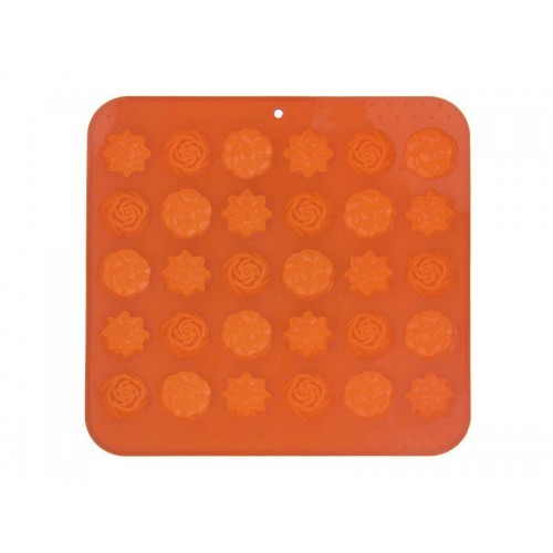 Forma gėlėms kepti ORION 21x20,5x1,5cm oranžinė-Kepimo formos