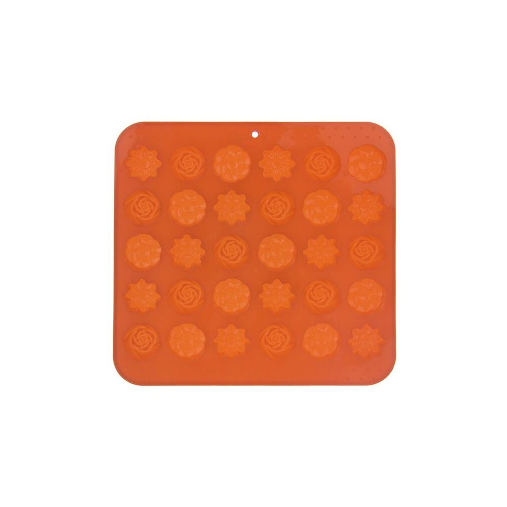 Forma gėlėms kepti ORION 21x20,5x1,5cm oranžinė-Kepimo formos